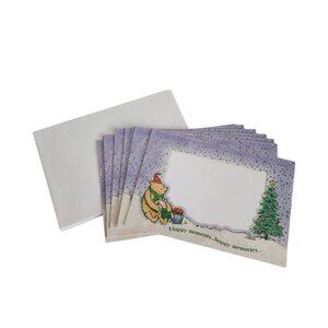 SET OF 8 Hallmark Classic Pooh HAPPY MOMENTS HAPPY MEMORIES Picture Frame Cards